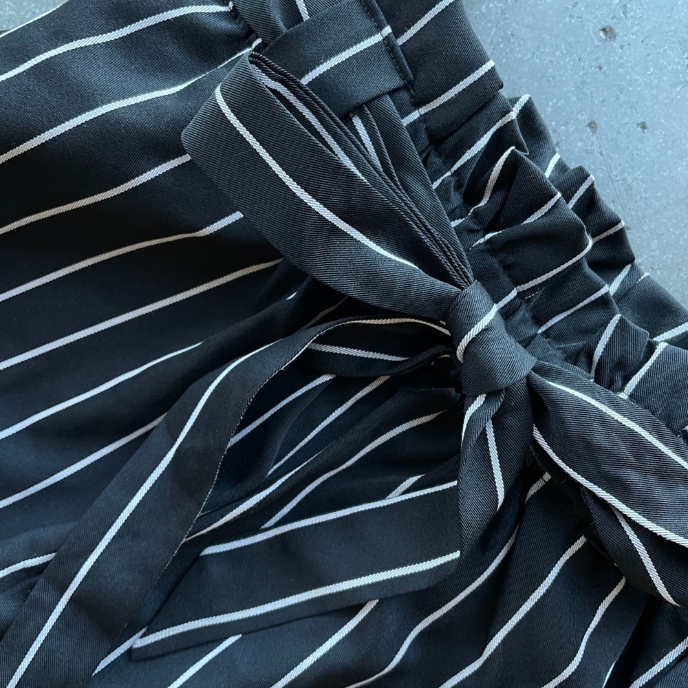 Striped dress pants
